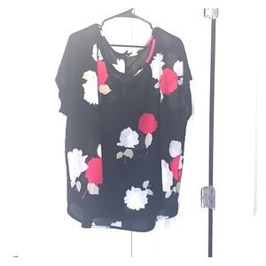 Sheer shirt sleeve shirt